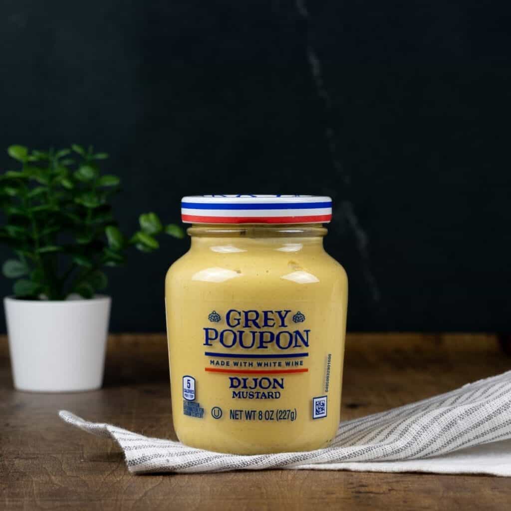 Dijon Mustard in a jar